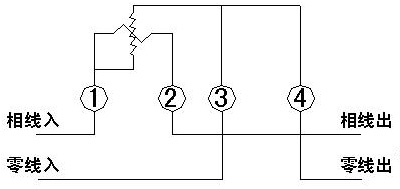 單相電表接線(xiàn)圖