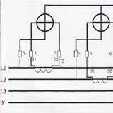 三相四線電表怎么接電流互感器
